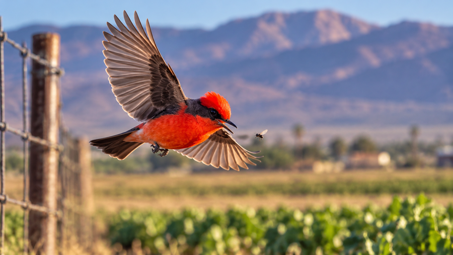 What Is That Bright Red Bird? Meet the Vermilion Flycatcher