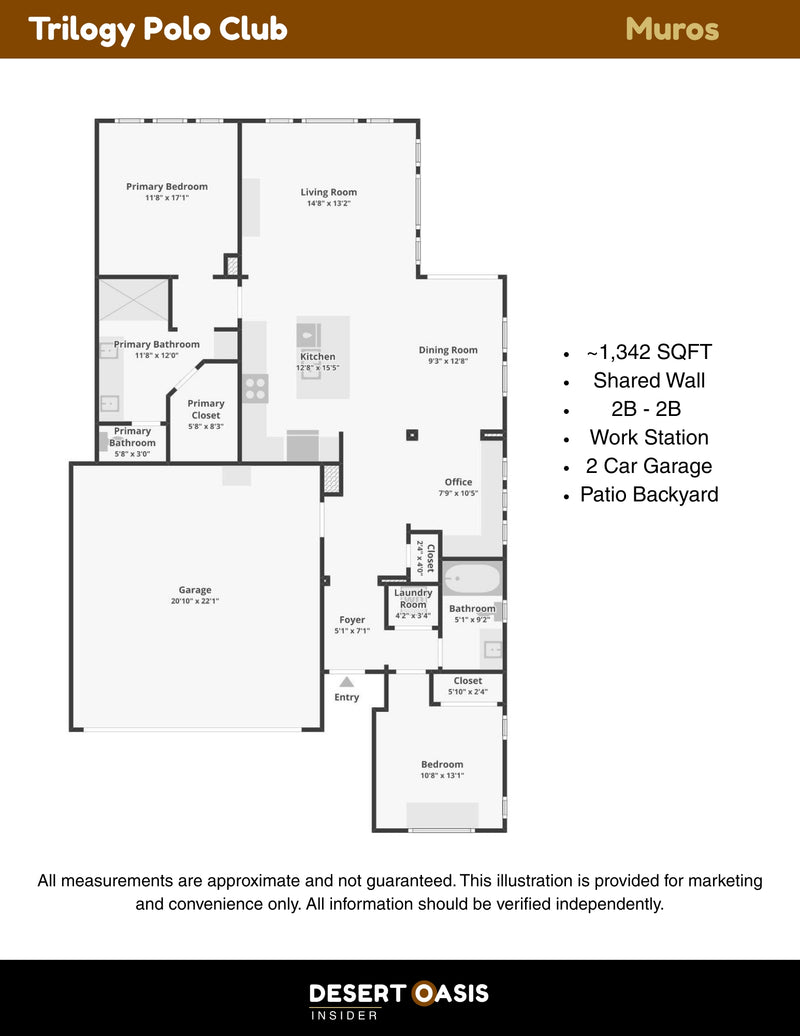 Muros Floor Plan - Trilogy Polo Club, CA