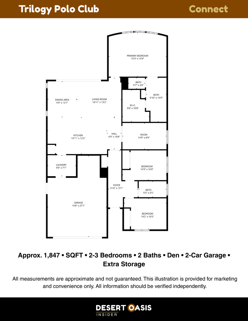 Connect Floor Plan - Trilogy Polo Club, CA
