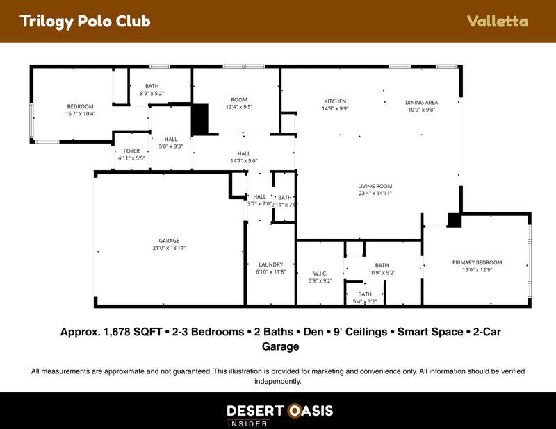 Valletta Floor Plan - Trilogy Polo Club, CA