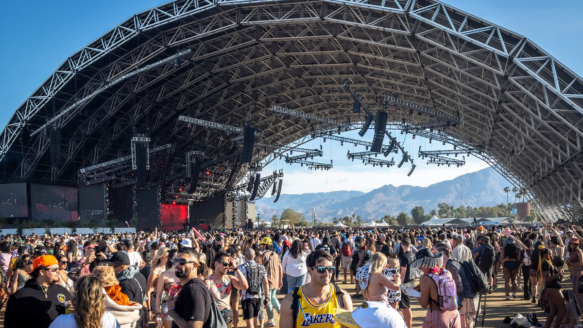 The Sahara stage at Coachella in 2022, photographed by Mark Miller; a later view, not the 2006 Daft Punk performance