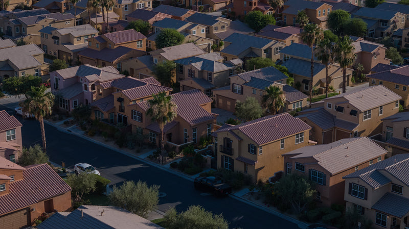 Colorful homes in Codorniz La Quinta community