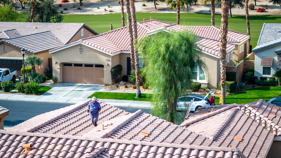Dean home inspecting a home in Trilogy La Quinta, CA