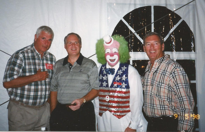harpo the clown with fuzzy zoeller