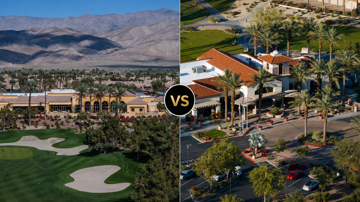 Sun City Palm Desert versus Sun City Shadow Hills comparison