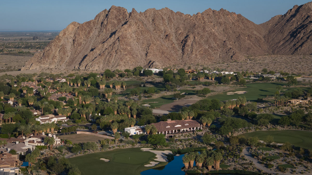 The Quarry Golf Club with Coral Mountain backdrop in La Quinta