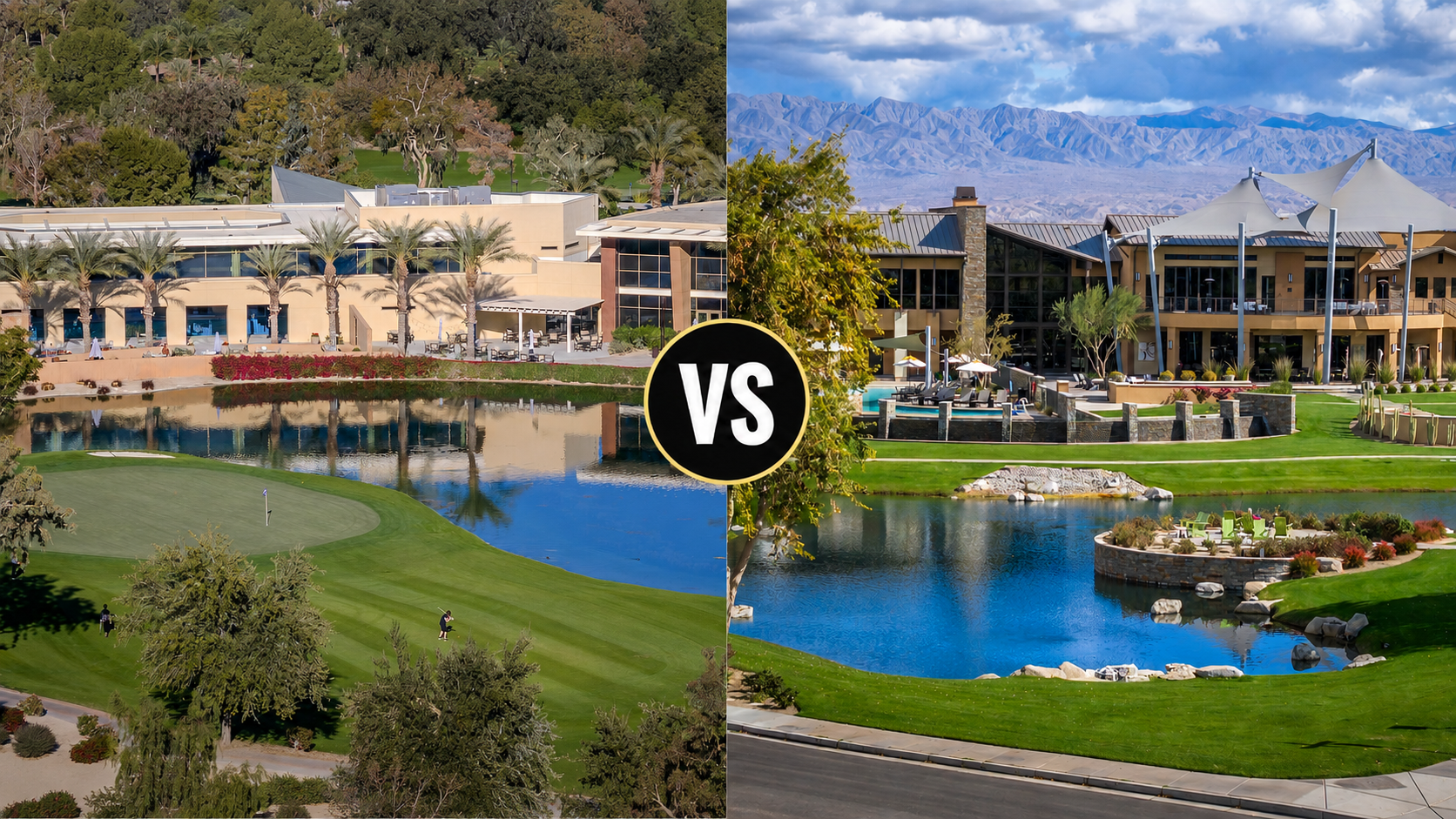 Trilogy La Quinta and Trilogy Polo Club clubhouse communities compared side by side