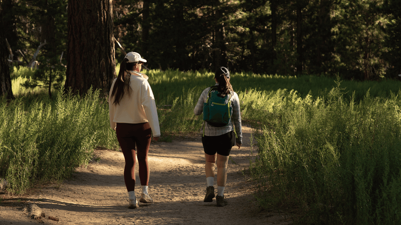 walking the trails at the palm springs trams area