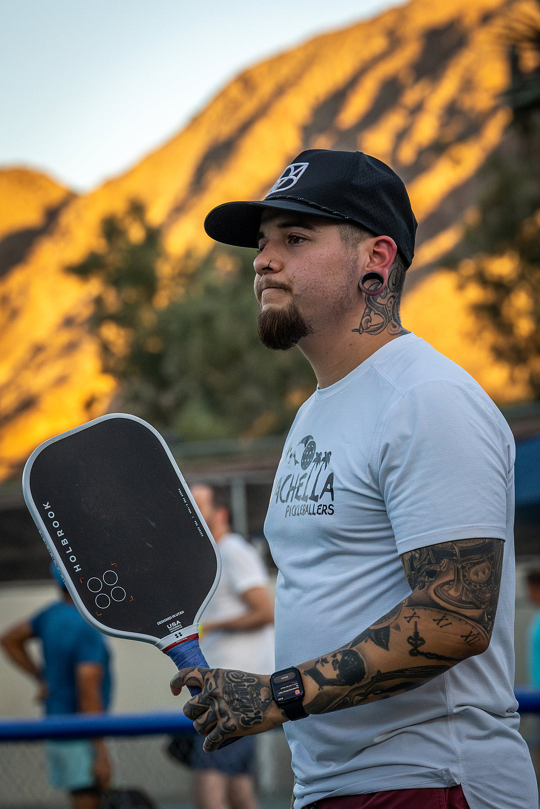 Sway Estrada Playing Pickleball