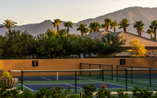 sundown photo of trilogy polo club, pickleball courts