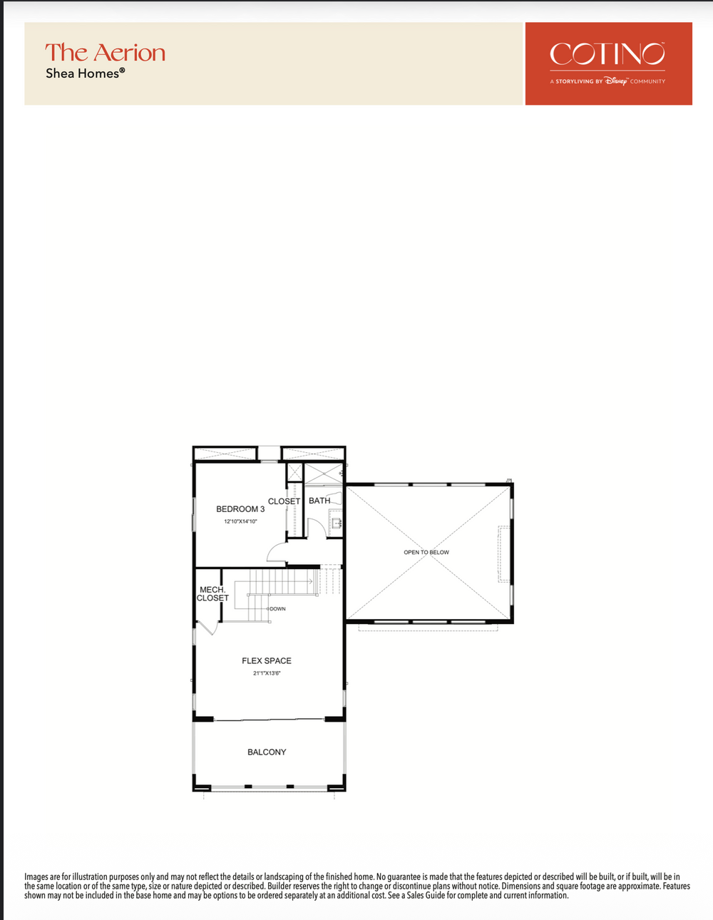 Aerion Floor Plan | Cotino, Rancho Mirage CA (Disney)