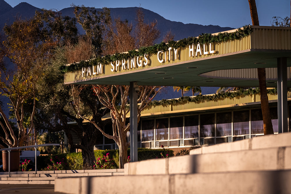 Palm Springs City Hall, photographed by Mark Miller