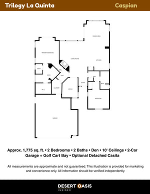 Caspian Floor Plan at Trilogy Golf Club, photograph 1