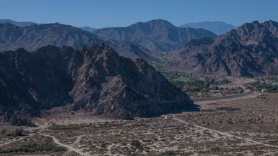 Aerial view of Coral Mountain’s rocky slopes and surrounding desert in La Quinta, September 30, 2026.
