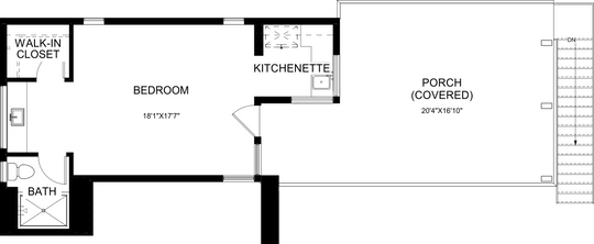 Lyric II floor plan at Cotino, Rancho Mirage — second floor, official architectural drawing