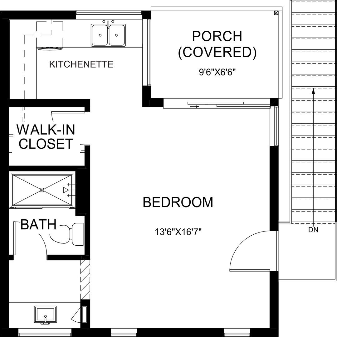 Silhouette II floor plan at Cotino, Rancho Mirage — second floor, official architectural drawing