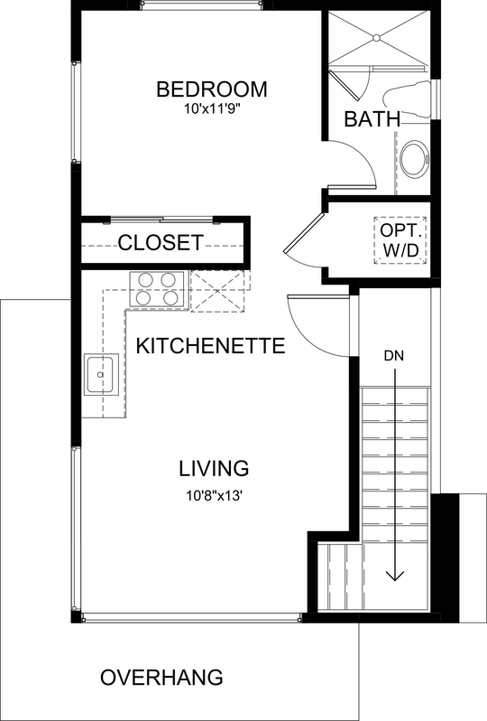 Windsong II second-floor plan by Woodbridge Pacific Group at Cotino, Rancho Mirage