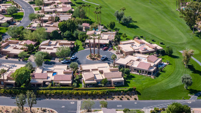 Ironwood Country Club residences and a curved fairway