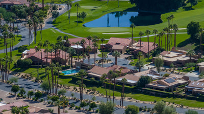 Homes, a pool and fairway near Ironwood Country Club clubhouse
