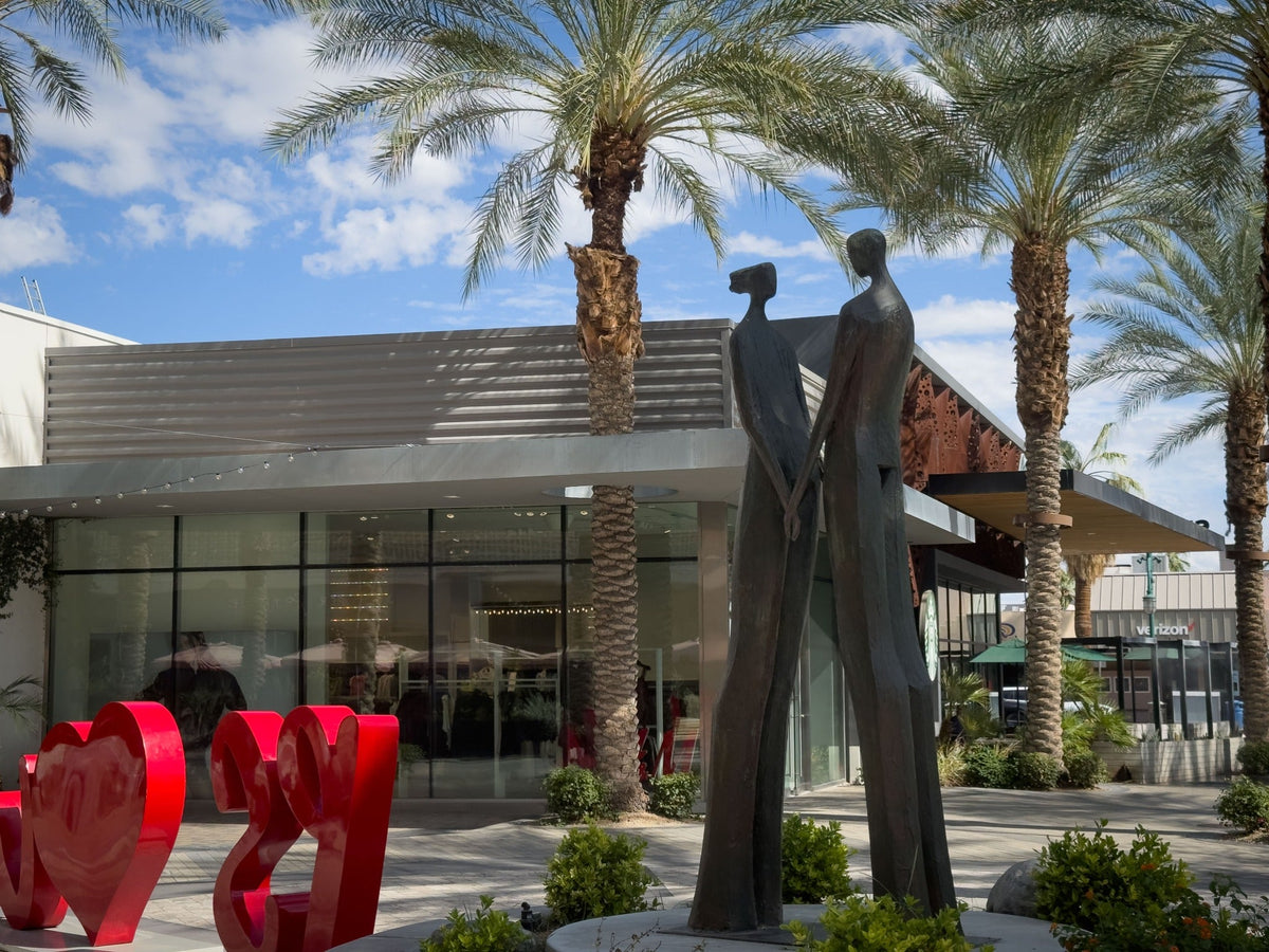 Resonance by jd hansen outside the Kimpton Rowan in Palm Springs. Photograph by Mark Miller, October 20, 2026.