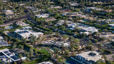 Custom homes and landscaped properties in the Thunderbird hillside area of Rancho Mirage, by Mark Miller, October 13, 2026